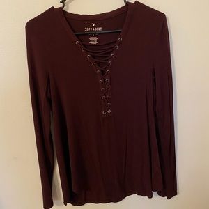 american eagle long sleeve shirt
